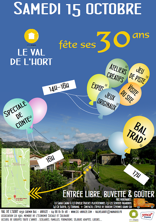 Affiche le Val de l'Hort fte ses 30 ans !!